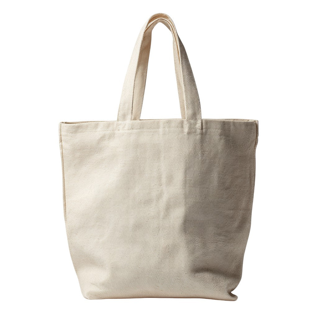 Classic Heavy-Duty Cotton Canvas Tote - Beige